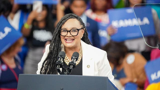 Rep. Nikema Williams holds press conference about 'attacks on federal workers'