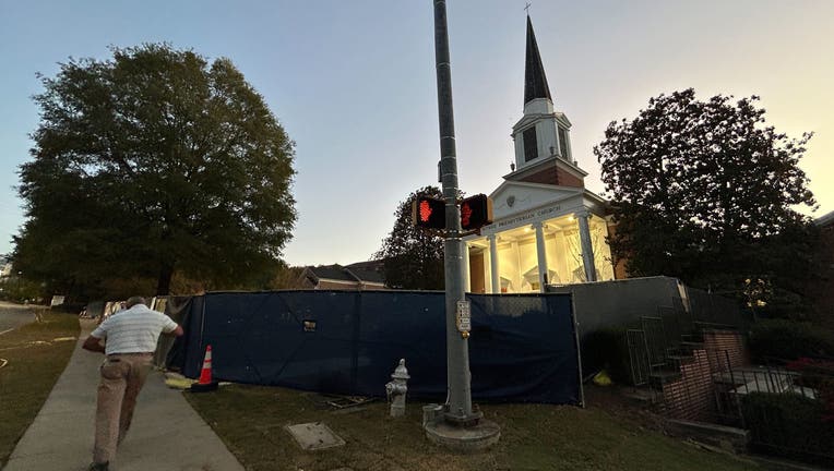 Peachtree Presbyterian Church along Roswell Road in Atlanta on Oct. 30, 2024.