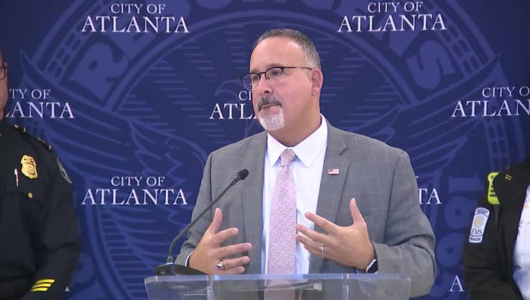 U.S. Secretary of Education Miguel Cardon announces a milestone in the Public Service Loan Forgiveness program in Atlanta on Oct. 17, 2024.