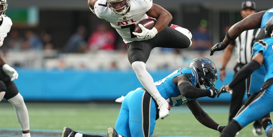Falcons are 3-0 against NFC South rivals as RBs Robinson, Allgeier