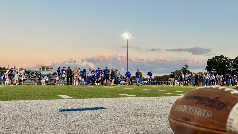 Bremen High School Quarterback Carson Kimball returns to the football field for Senior Night on Oct. 25, 2024.