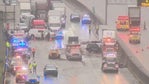 Crash on I-285SB near Camp Creek Parkway closes all lanes, police officers involved