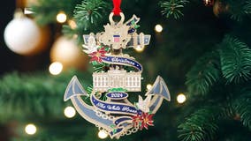 2024 White House Christmas ornament honoring Jimmy Carter