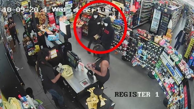 Masked men wanted after robbing Atlanta Dollar General, shooting security guard, police say