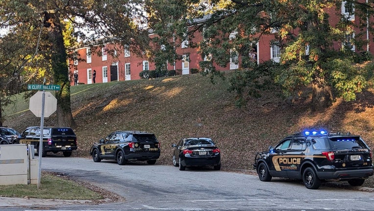 Brookhaven police investigate a shooting along N. Cliff Valley Way on Nov. 8, 2024.