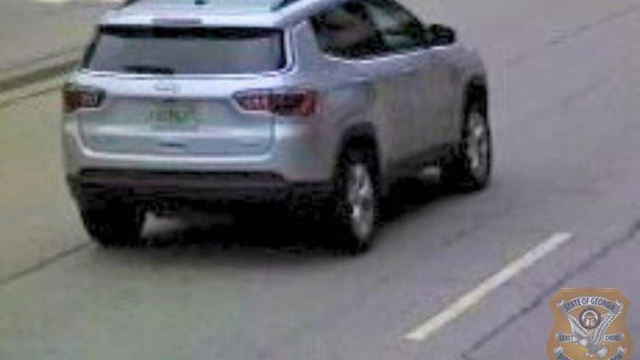 The Georgia Bureau of Investigation released this image showing the vehicle driven by 25-year-old Devin Jeter, whose body was discovered in the Ocmulgee River near Lumber City on Nov. 11, 2024.
