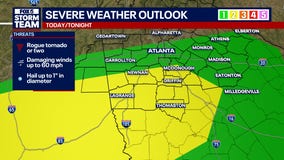 Metro Atlanta area bracing for potentially severe weather this afternoon