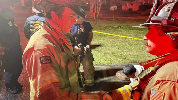 2 people rescued from burning Decatur home