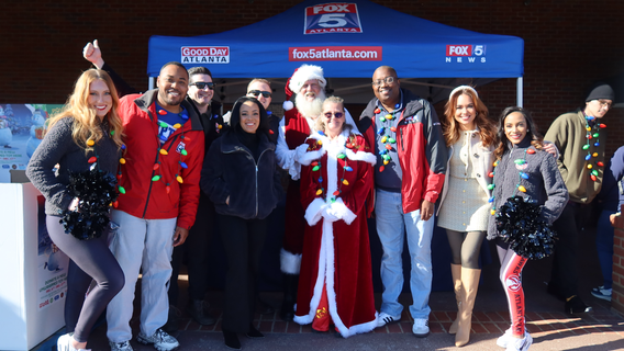 FOX 5 Atlanta brings holiday cheer to Atlanta Marine Toys for Tots Great Toy Drop 2024