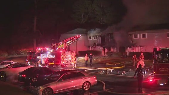 1 dead, dozens displaced in separate Clayton County fires
