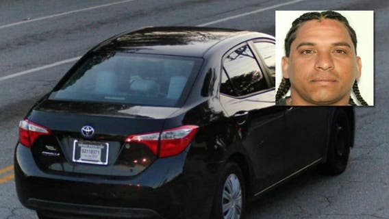 Police recover car of fugitive wanted for shooting ex-wife in Norcross