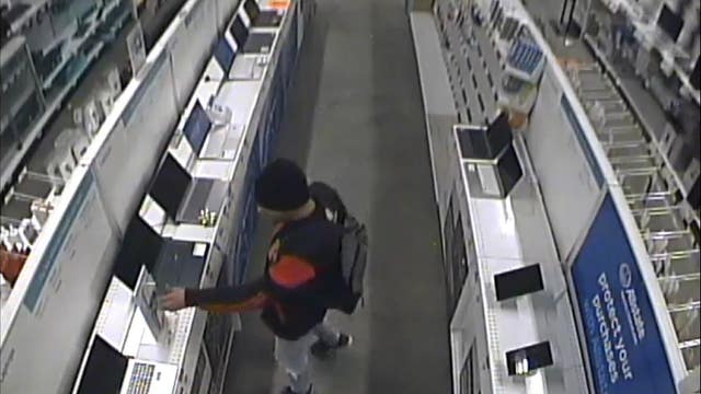 Atlanta police searching for suspect in laptop shoplifting investigation