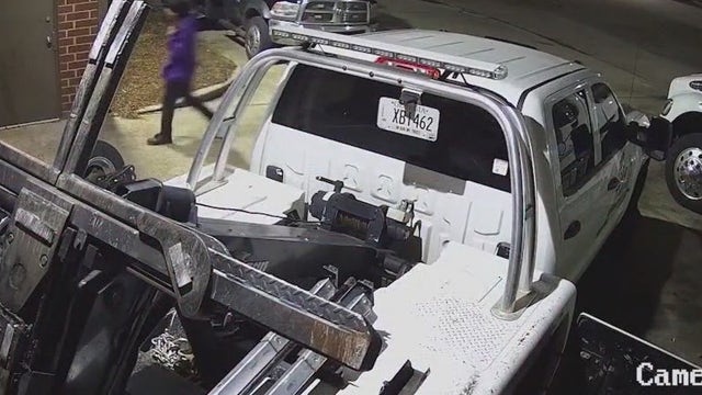 Man seen breaking into Gwinnett County tow truck business wanted by police