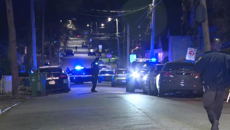 Atlanta police investigate a deadly drive-by shooting on Christmas Eve in the Pittsburgh neighborhood on Dec. 24, 2024.