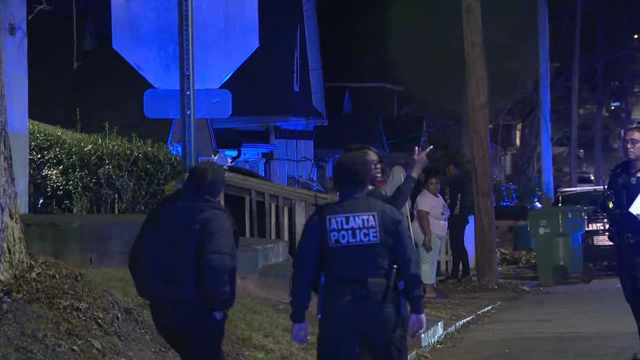 Atlanta police investigate a deadly drive-by shooting on Christmas Eve in the Pittsburgh neighborhood on Dec. 24, 2024.