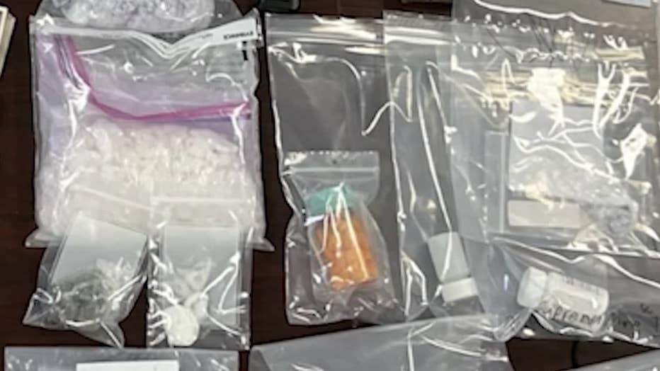 Heroin, cocaine, meth, pills, fentanyl, cash, and weapons were found inside a home during a raid along Mayfield Court in Paulding County on Nov. 14, 2024.