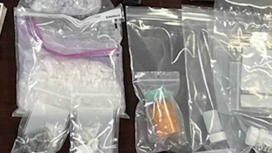 Heroin, cocaine, meth, pills, fentanyl, cash, and weapons were found inside a home during a raid along Mayfield Court in Paulding County on Nov. 14, 2024.