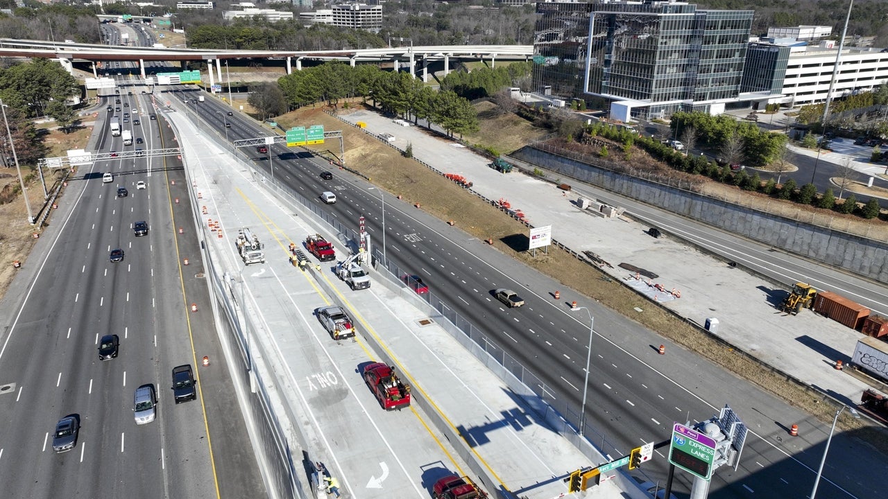 New Akers Mill Road ramp to Northwest Corridor Express lanes to