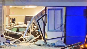 Photos: Car plows into Men's Wearhouse in Douglasville ending police chase