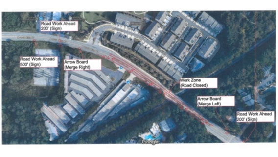 North Druid Hills Road closes for repairs
