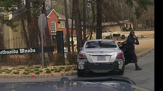 Man runs from police with baby in arms after high-speed chase; Atlanta couple arrested