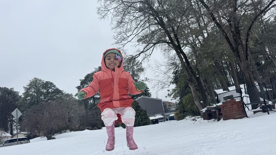 PHOTOS: Kids in the snow in metro Atlanta, North Georgia | Jan. 10, 2025
