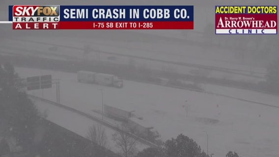 Atlanta road conditions: Snow, ice causing roads to deteriorate, GDOT says