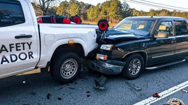Driver crashes into public safety ambassador's truck in Duluth