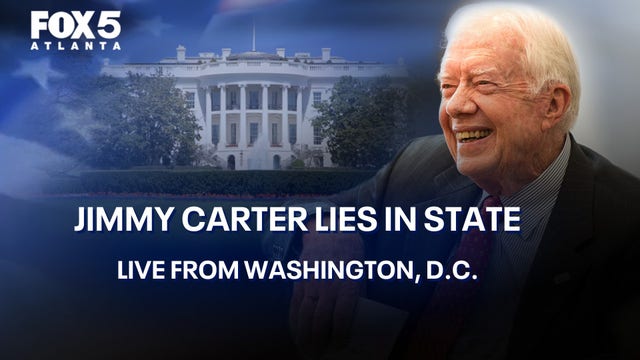 Watch: Former President Jimmy Carter lies in state at US Capitol