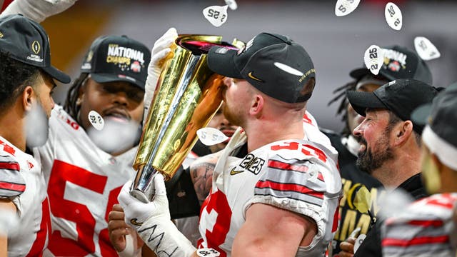 Ohio State celebrates, preps for changes coming to college football in 2025
