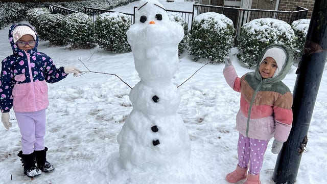 PHOTOS: Snowmen in metro Atlanta and North Georgia | Jan. 10, 2025