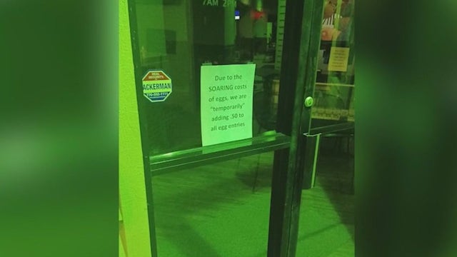 Egg shortage forces higher prices at metro Atlanta restaurant