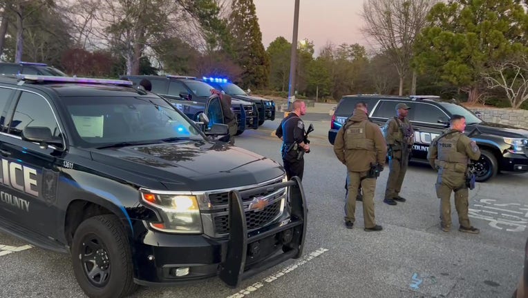 DeKalb County Police respond to Stone Mountain Park on January 16, 2025.