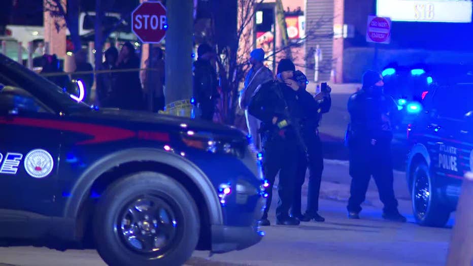 Atlanta police investigate a shooting at a southwest Atlanta apartment complex along Myrtle Drive SW on Jan. 9, 2025.
