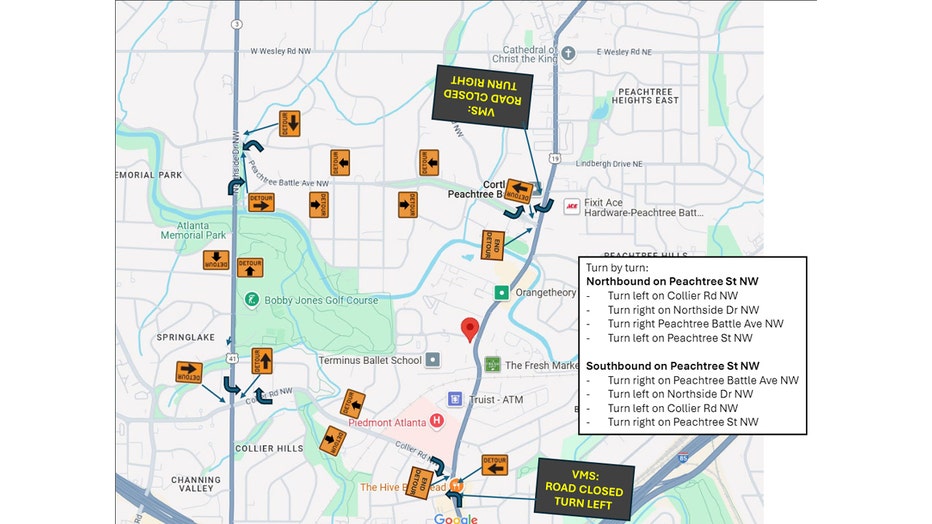 Buckhead water main break Residents may experience low or no water