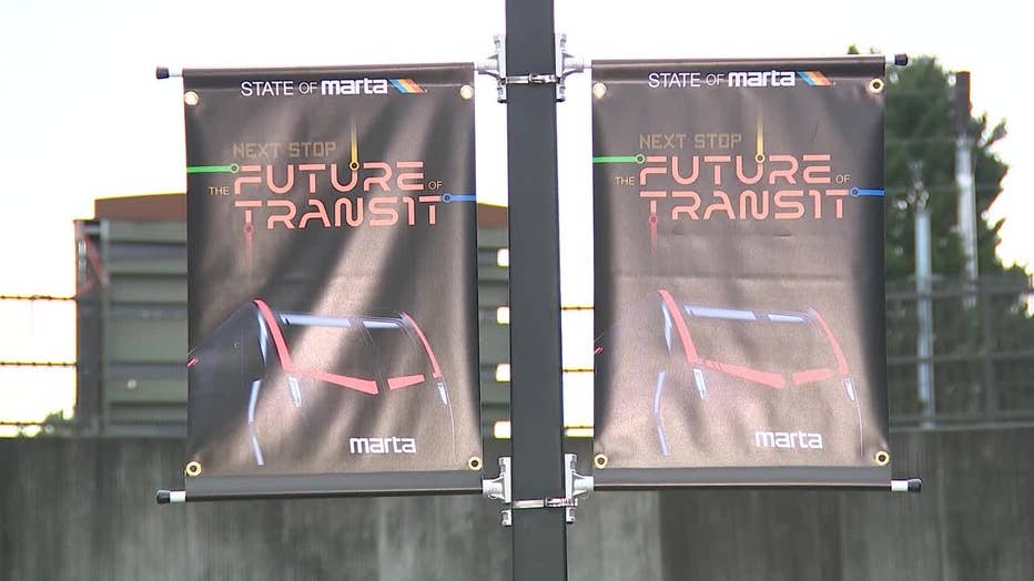 Metropolitan Atlanta Rapid Transit Authority unveiled its new fleet of train cars during its State of MARTA at Lindbergh Station on Jan. 31, 2025.