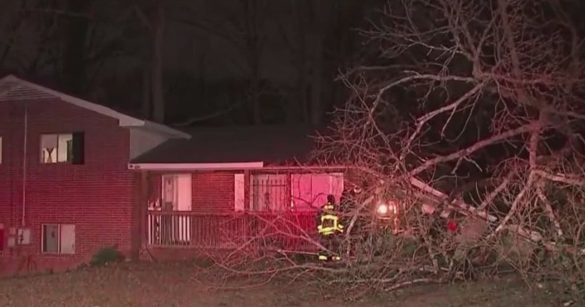 Tree crushes car and carport at SE Atlanta home, no injuries | FOX 5 ...