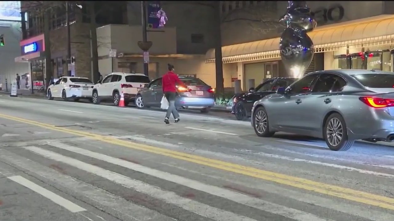 Confusing crosswalk along Peachtree Street under scrutiny after