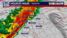 Damaging winds, flash flood threats in North Georgia this weekend