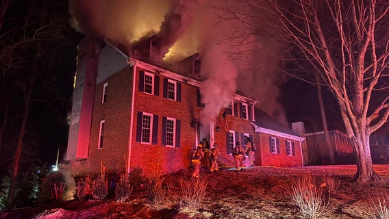 2 hospitalized after fire breaks own in Cobb County home's basement