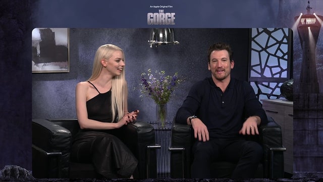 Anya Taylor-Joy and Miles Teller stand guard over 'The Gorge'