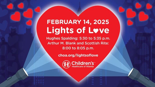Public invited to participate in 'Lights of Love' at Children's Healthcare of Atlanta
