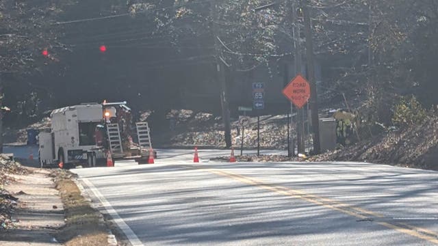 Gas leak reported on North Druid Hills Road Tuesday afternoon
