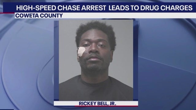 High-speed chase in Coweta County leads to drug arrest