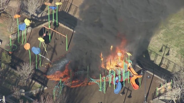 Vine City playground fire intentionally set, officials say