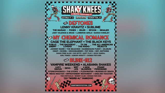 Shaky Knees Festival happening this weekend at Piedmont Park