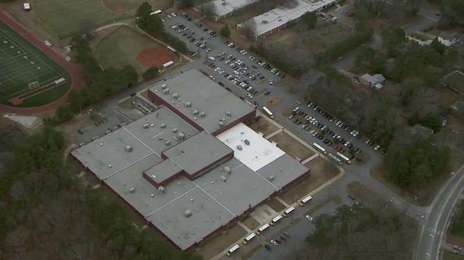 Stone Mountain High School located at 4555 Central Drive in Stone Mountain on Feb. 6, 2025.