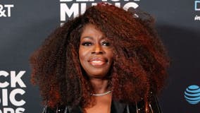 R&B soul singer Angie Stone’s family sues over fatal van crash