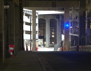 A man died from a 19-floor fall at a high-rise under construction along Mitchell Street SW in downtown Atlanta on March 20, 2025.