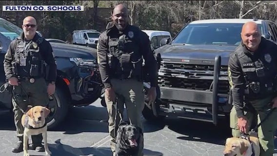 Fulton County Schools introduces K9 unit to sniff out danger